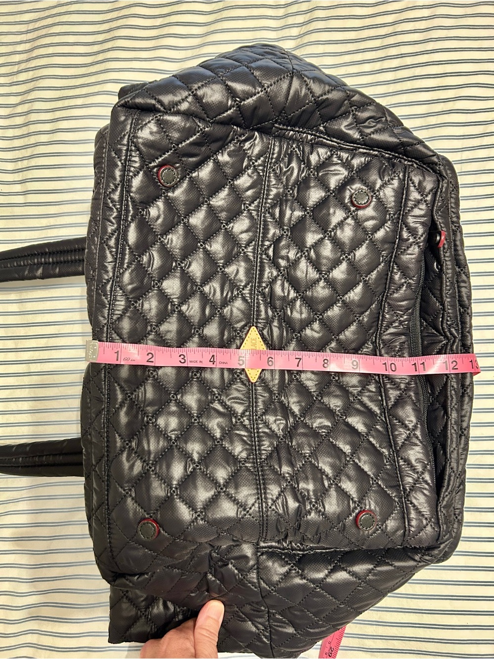 MZ Wallace Large Metro Black Travel Tote- EUC - Picture 3 of 9